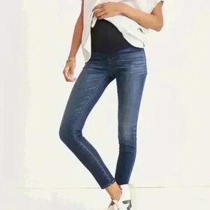 NWOT Madewell Maternity Jeans Over The Belly Skinny Jeans in Danny Wash